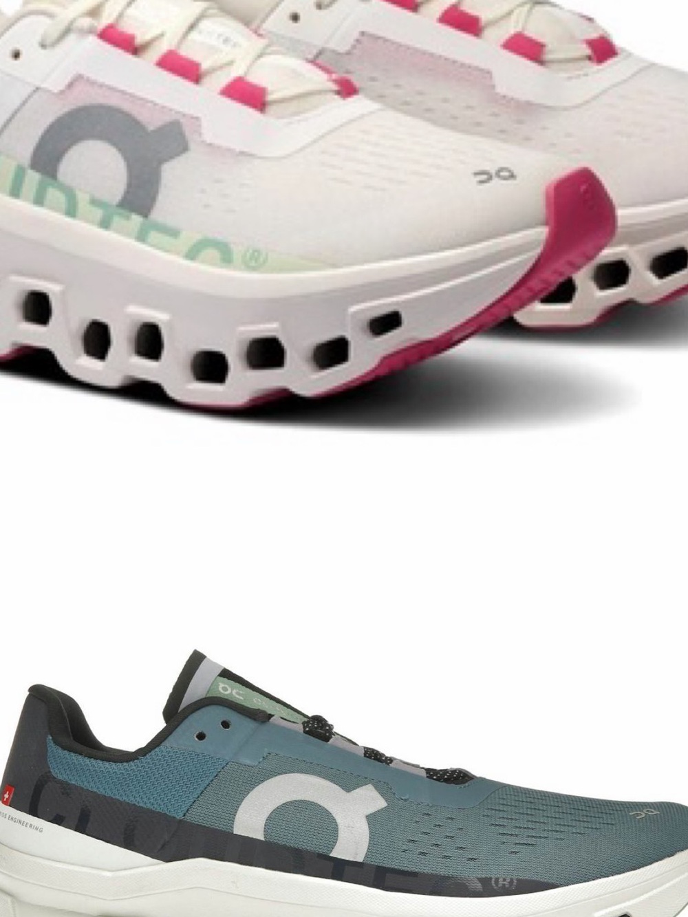 ON Cloud two pairs used Cloudnova Lightweight Running Shoes- still life left
